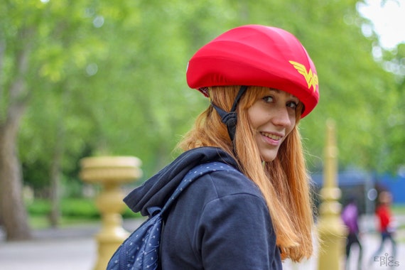wonder woman bike helmet