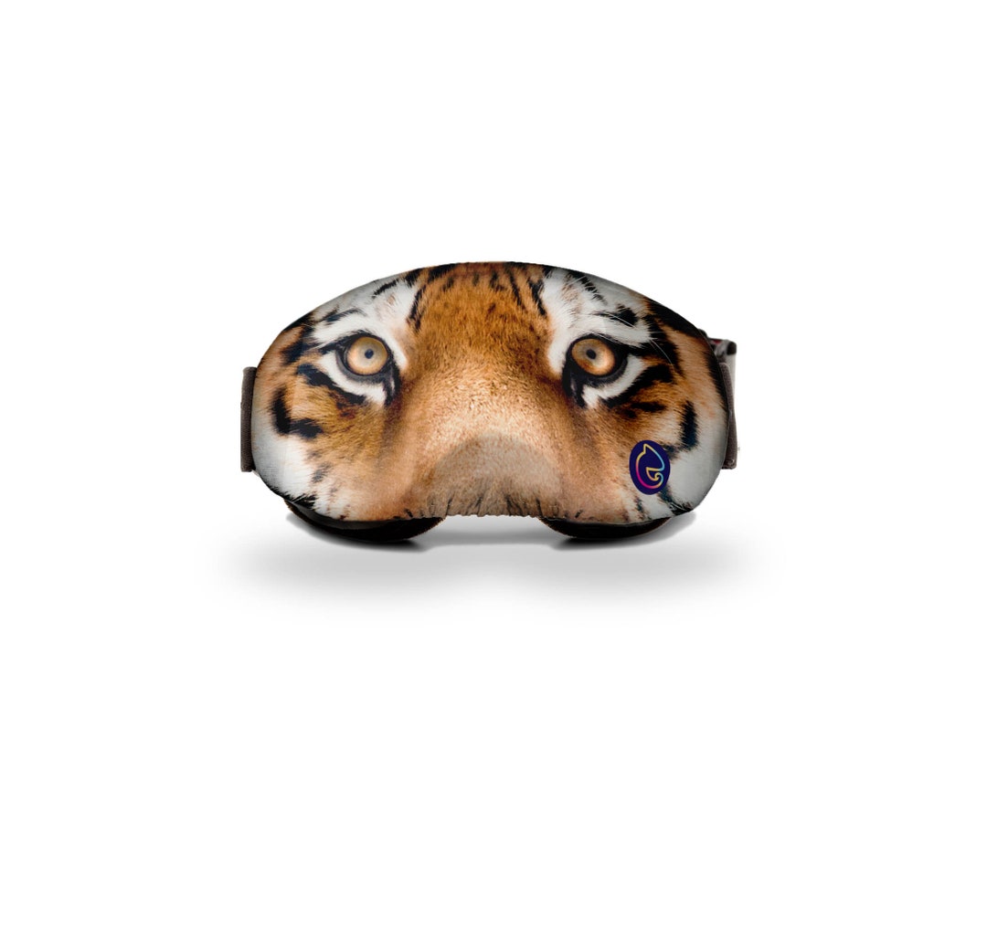 Tiger Goggle Sock, Goggle Cover With Tiger, Ski Goggle Sock, Goggle
