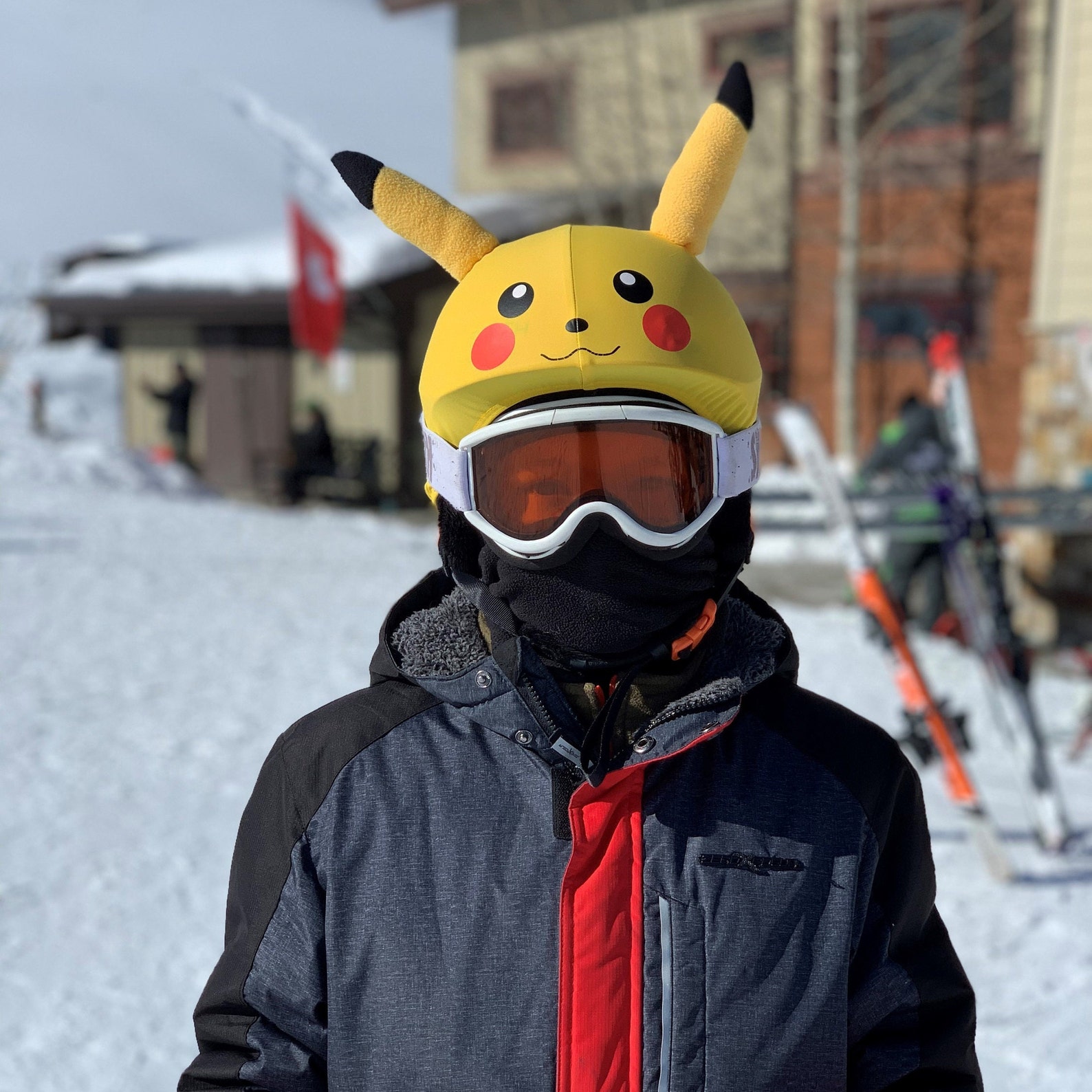 PIKACHU Pokemon Ski Helmet Cover Express Shipping UNI Size Etsy Australia