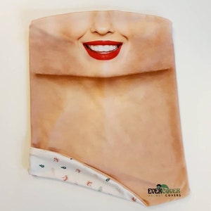 REVERSIBLE NECK GAITER face mask women, face scarf mask and neck warmer, floral headband, face covering, reverse headband, balaclava