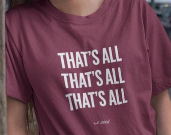 THAT'S ALL Repeating Text - The Devil Wears Prada Heavy Cotton Tee Unisex
