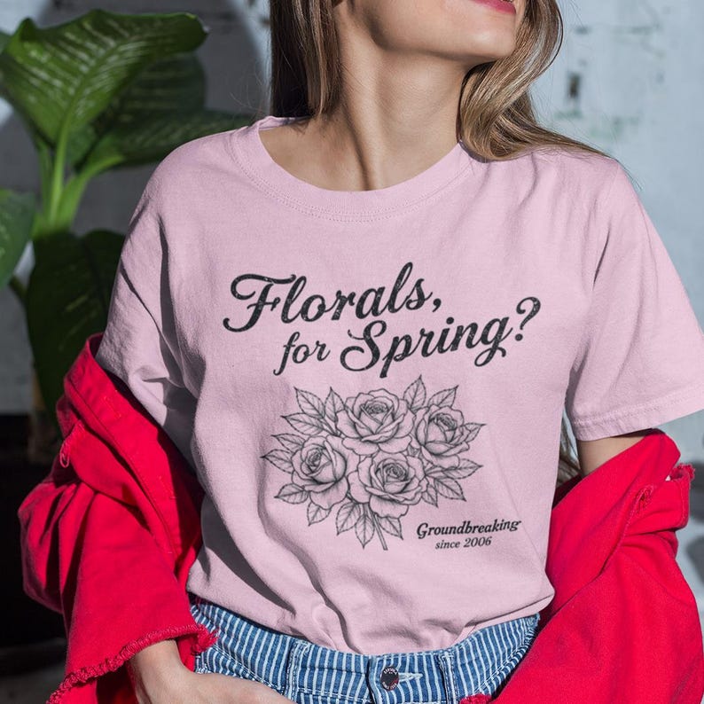 Florals for Spring? Groundbreaking | The Devil Wears Prada Heavy Cotton Graphic Tee Unisex image 10
