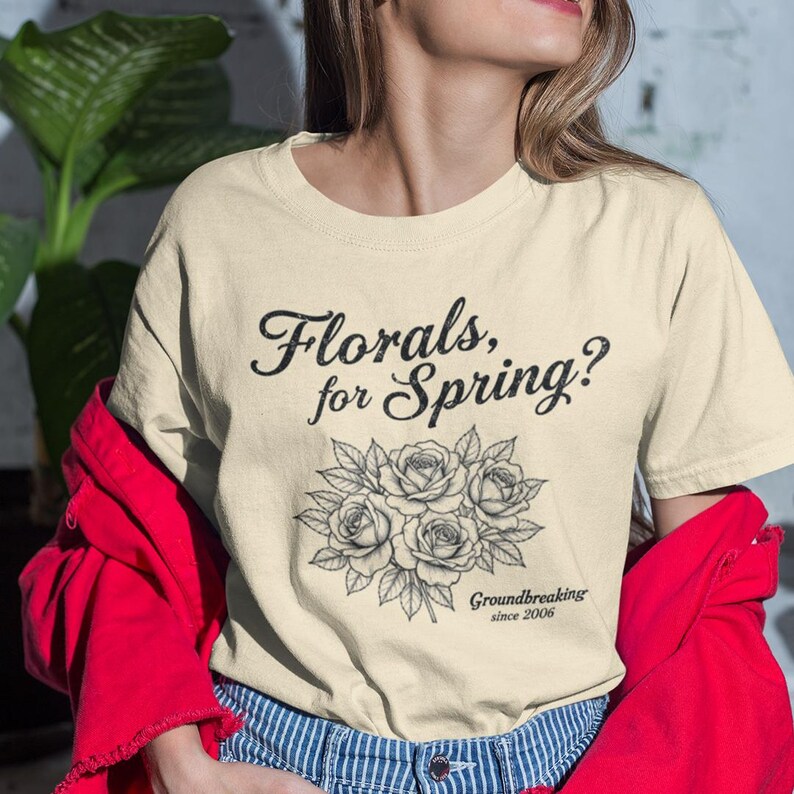 Florals for Spring? Groundbreaking | The Devil Wears Prada Heavy Cotton Graphic Tee Unisex image 9