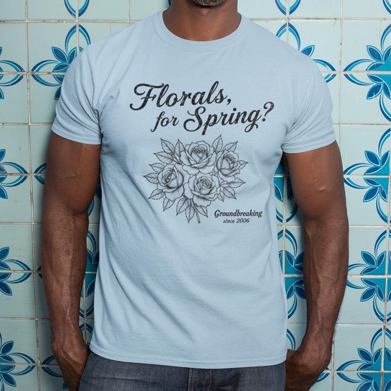 Florals for Spring? Groundbreaking | The Devil Wears Prada Heavy Cotton Graphic Tee Unisex image 3