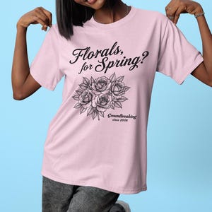 Florals for Spring? Groundbreaking | The Devil Wears Prada Heavy Cotton Graphic Tee Unisex image 5