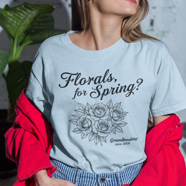 Florals for Spring? Groundbreaking | The Devil Wears Prada Heavy Cotton Graphic Tee Unisex image 11