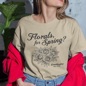 Florals for Spring? Groundbreaking | The Devil Wears Prada Heavy Cotton Graphic Tee Unisex image 4