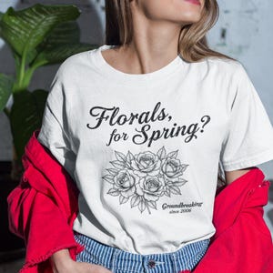 Florals for Spring? Groundbreaking | The Devil Wears Prada Heavy Cotton Graphic Tee Unisex image 8