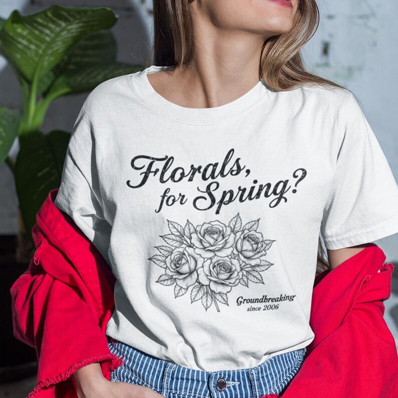 Florals for Spring? Groundbreaking | The Devil Wears Prada Heavy Cotton Graphic Tee Unisex image 8