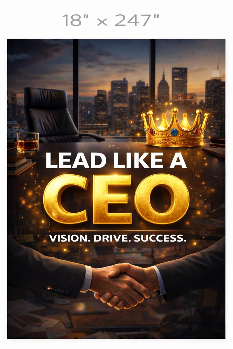 10 Leadership CEO Motivation Poster Bundle – 10 Printable Quotes for ...