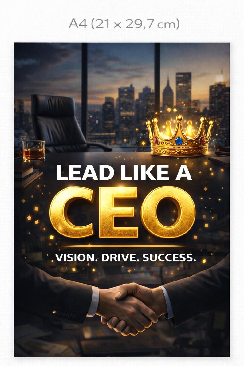 10 Leadership CEO Motivation Poster Bundle – 10 Printable Quotes for ...