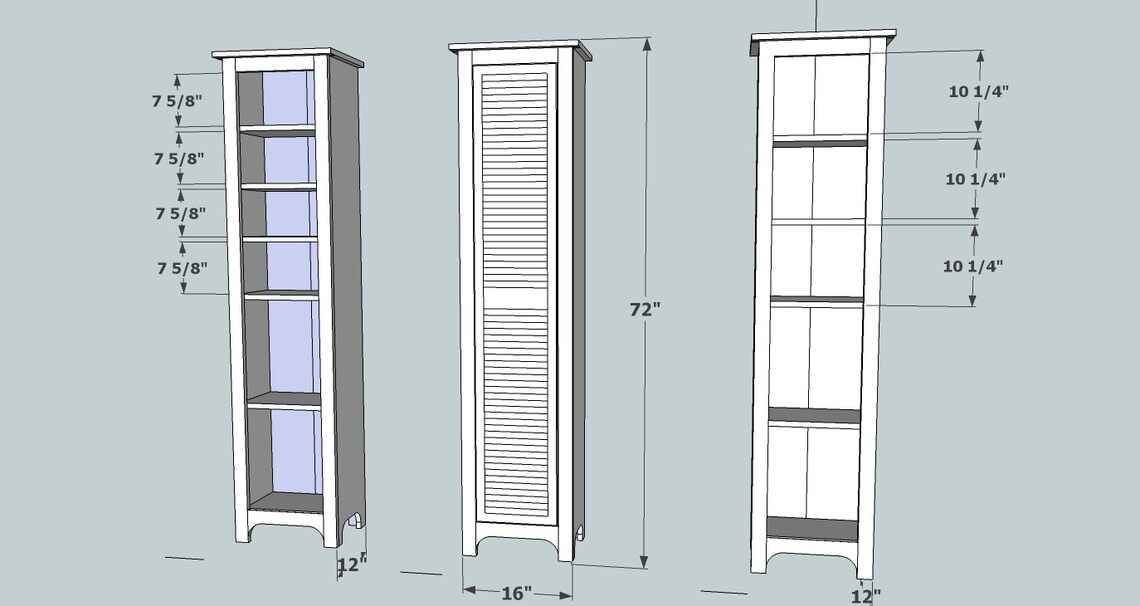 Linen Bathroom Storage Bedroom Storage Etsy