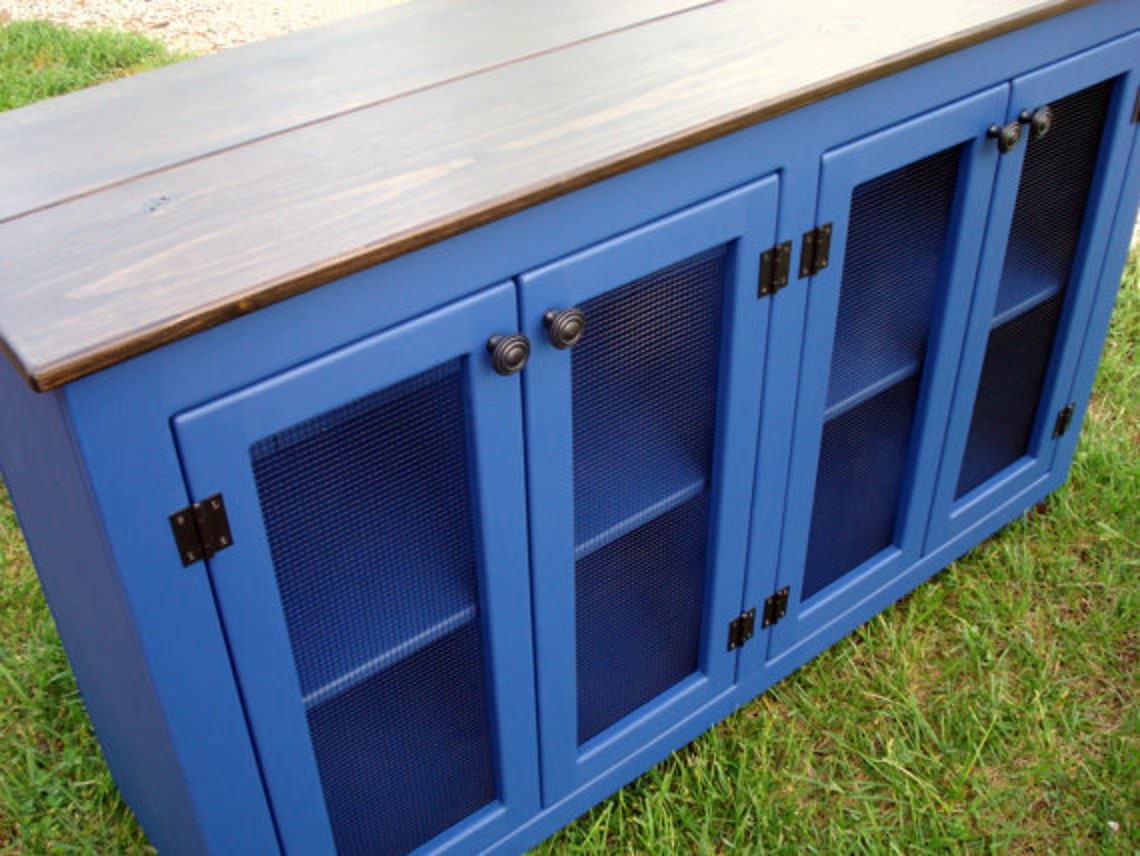 Painted Sideboard Entertainment Center Etsy