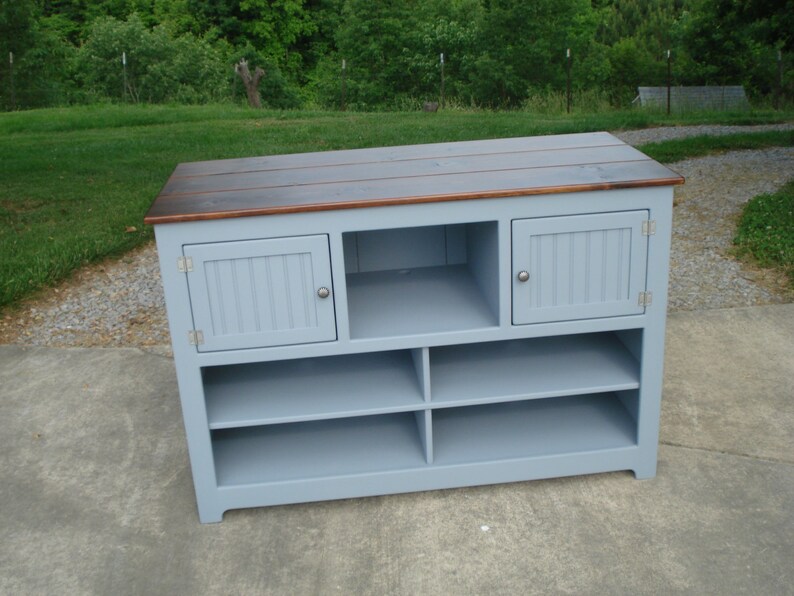 Custom Media Console TV Stand With Storage Subwoofer Media Etsy