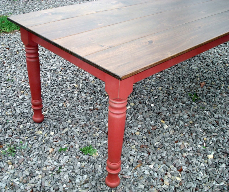 Dining Room Table Kitchen Table Etsy Farm Tables Farmhouse - Etsy