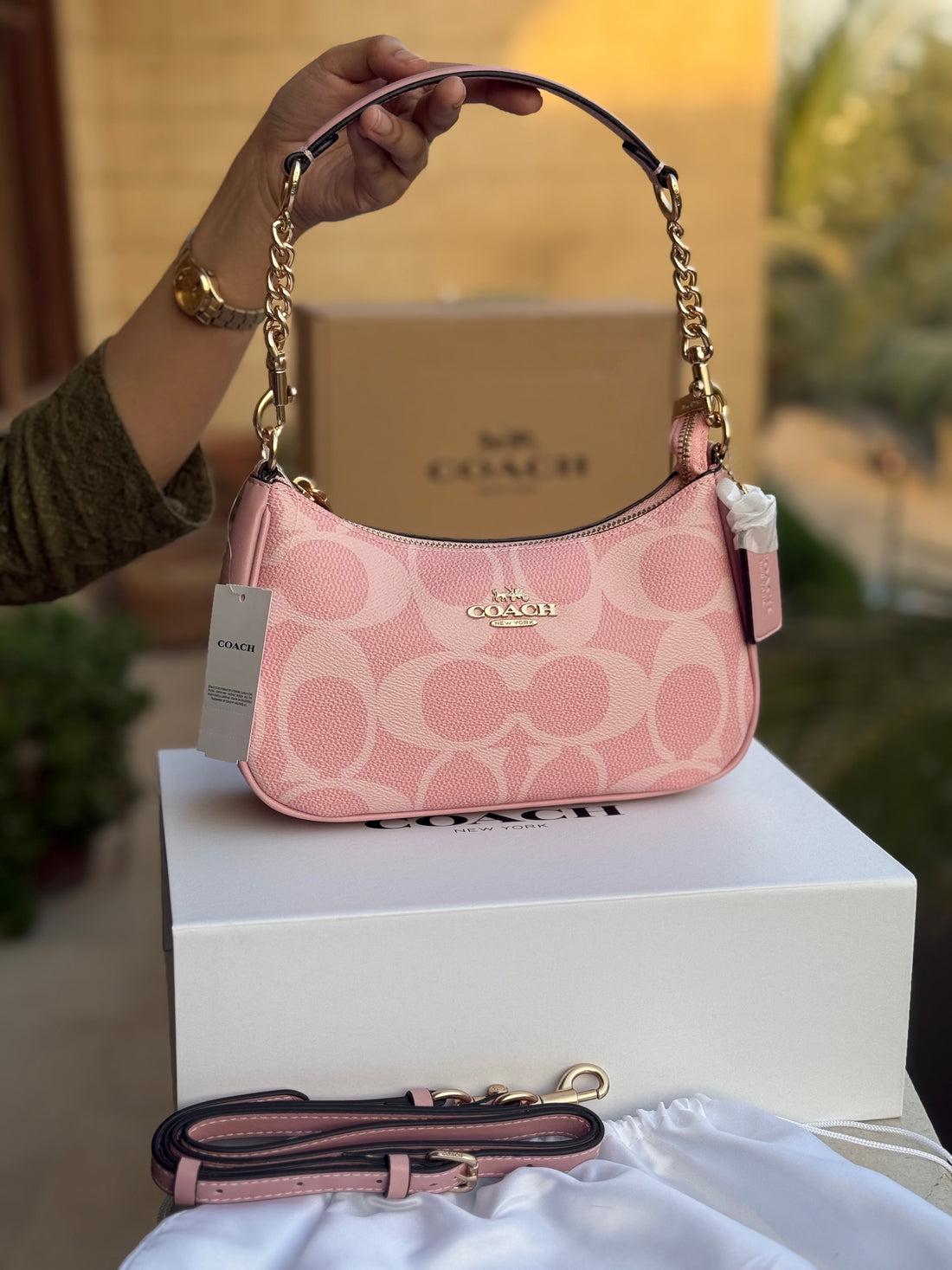 Pink Coach Shoulder Bag - Etsy