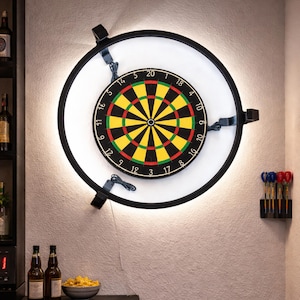 Juego completo de dardos para coche con cámaras, luz LED y divisor USB.