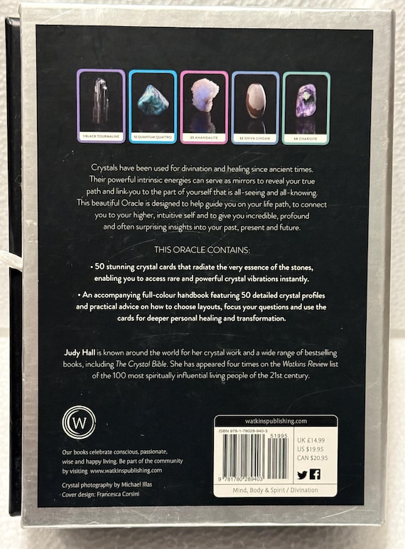 The Crystal Wisdom Healing Oracle (judy Hall), Deck, Book (item