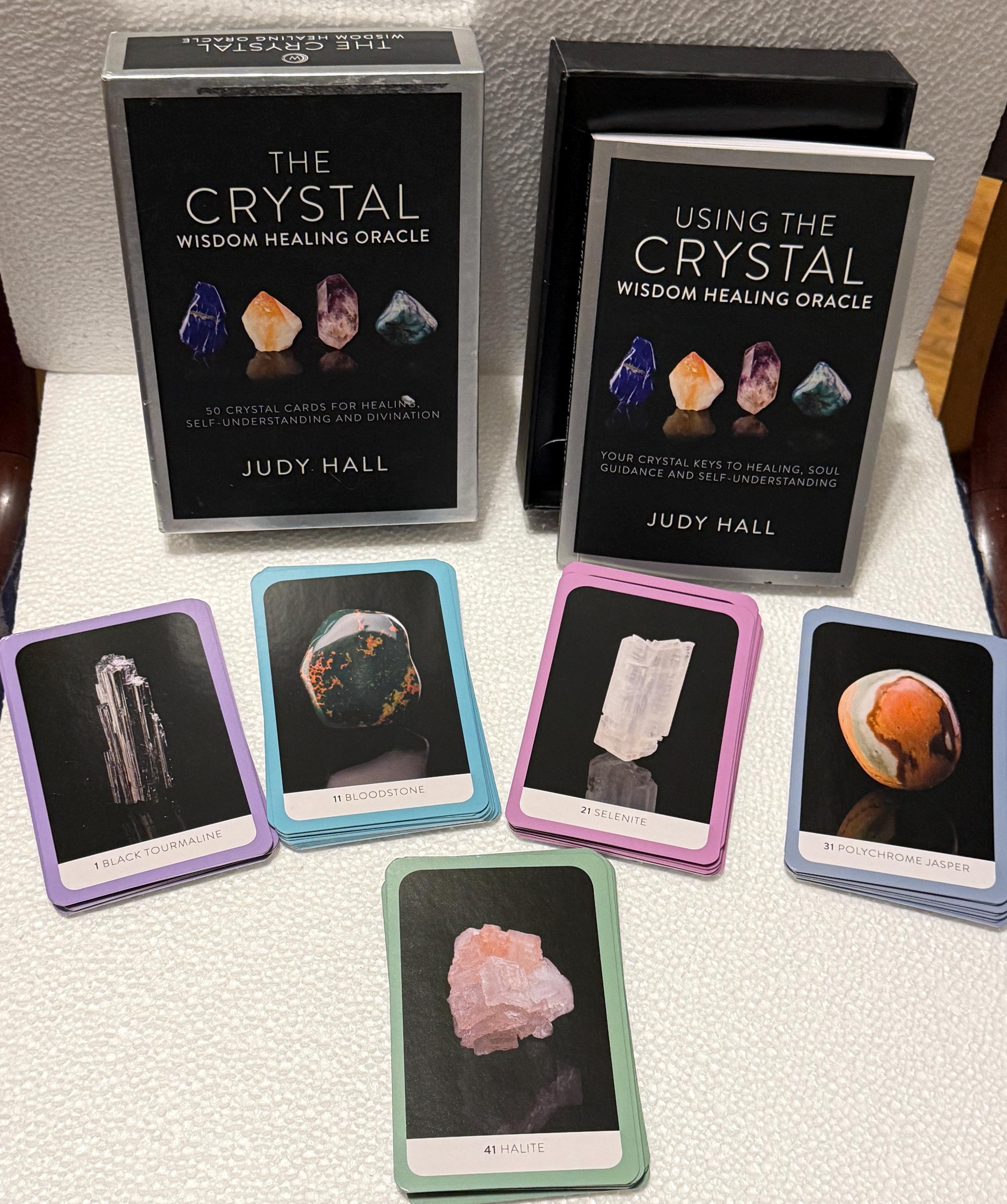 The Crystal Wisdom Healing Oracle (judy Hall), Deck, Book (item