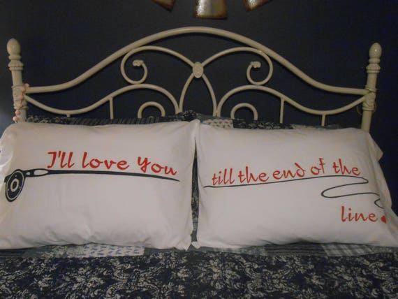 I Ll Love You Till The End Of The Line Fishing Rod Etsy
