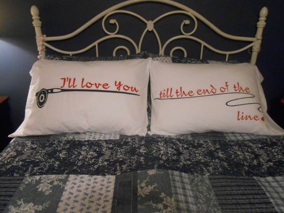 I Ll Love You Till The End Of The Line Fishing Rod Etsy