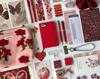 Stationery gift bookish bundle for book lovers, journaling kit, self-care box.