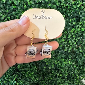 Empyrean Series Dangling Earrings | Trilogy | Fourth Wing, Iron Flame and Onyx Storm