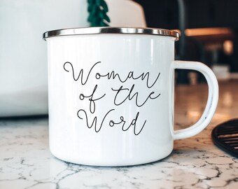 Bible Coffee Mug | Christian Gifts for Women | Christian Gifts | Gifts For Her | Faith Based Gifts | Woman of the Word