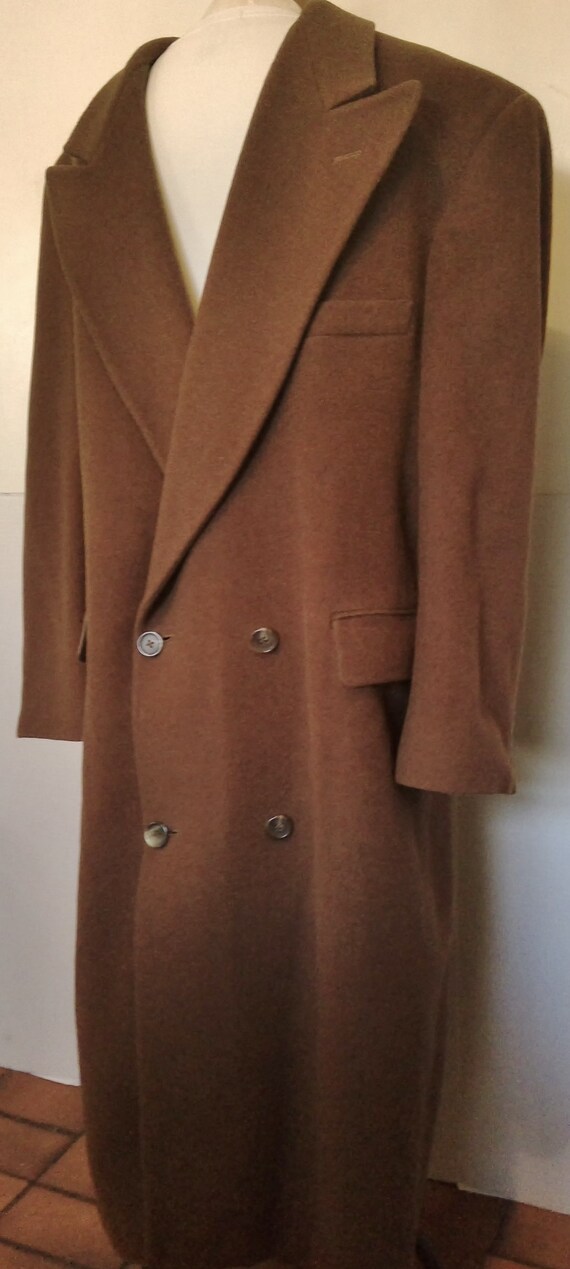 Calvin Klein Mens Wool  Long Coat  Large (mark do… - image 5