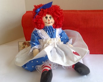 Vintage Raggedy Ann Hand Made by Jo Brewer of Patches of Coal Mountain West Virgina