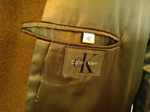 Calvin Klein Mens Wool  Long Coat  Large (mark do… - image 7