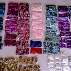 Sequins Small Medium Large Different Styles 3 Sets Sold Separately