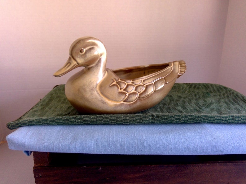 Frankhoma Mallard/Duck Small Planter/Decoration Red Clay 208A image 7
