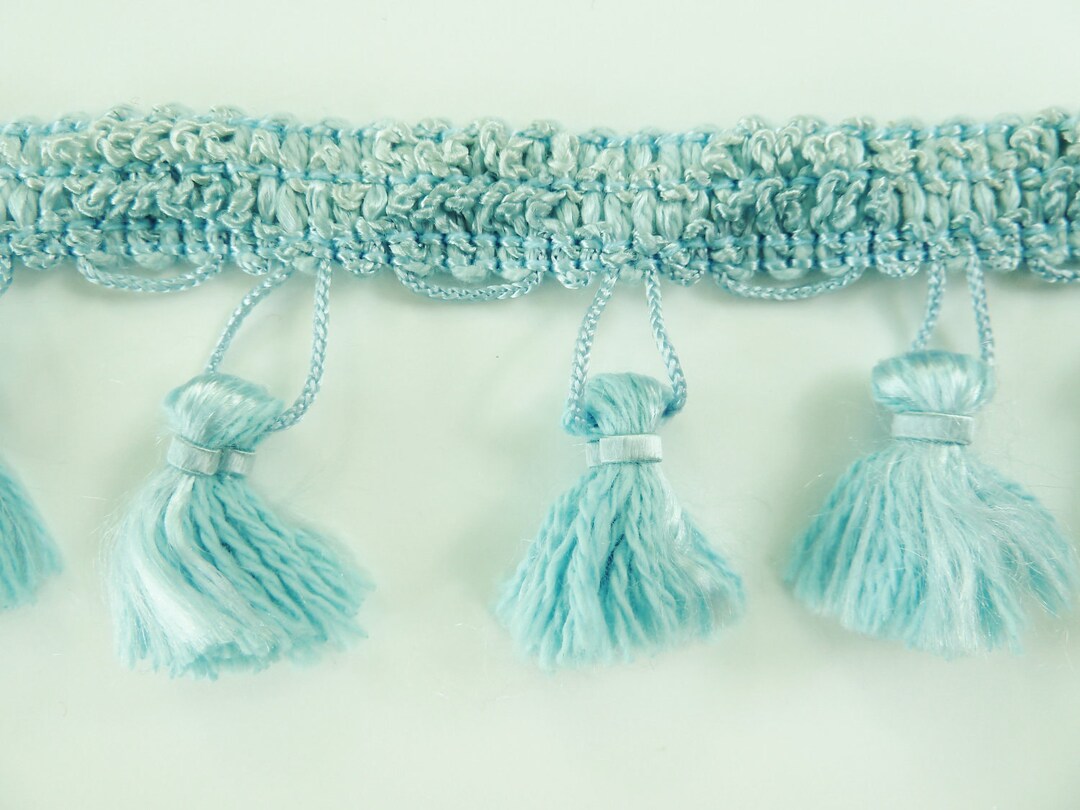 Baby Blue Drapery Braid Tassel Trim - Etsy