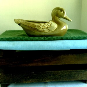 Frankhoma Mallard/Duck Small Planter/Decoration Red Clay 208A image 2