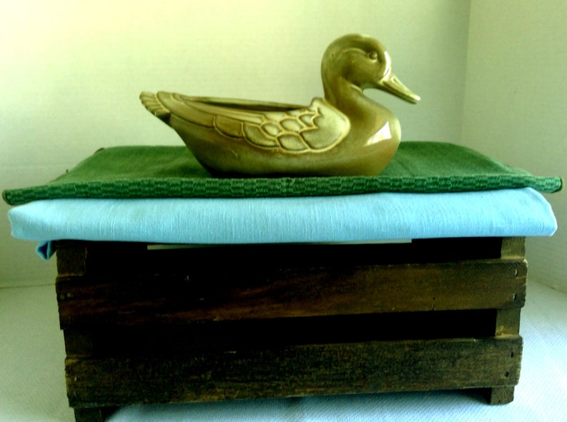 Frankhoma Mallard/Duck Small Planter/Decoration Red Clay 208A image 2