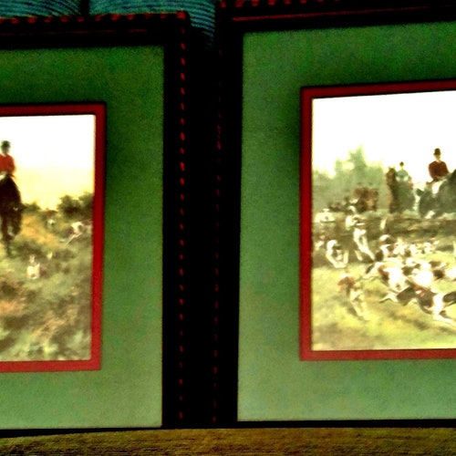 Two Fox Hunt Framed Prints by Thomas shops Blinks A Day In The Oakley 