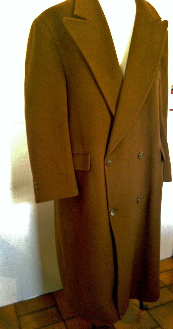 Calvin Klein Mens Wool  Long Coat  Large (mark do… - image 4