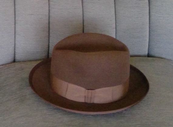 Stetson Royal Whippet Fedora Medium Brown Men's Hat SZ 6 7/8 Stetson Royal Whippet Fedora Medium Brown Men's Hat SZ 6 7/8