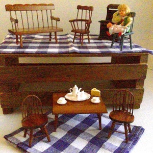 Doll House Furniture  Kitchen/Dining Room VTG