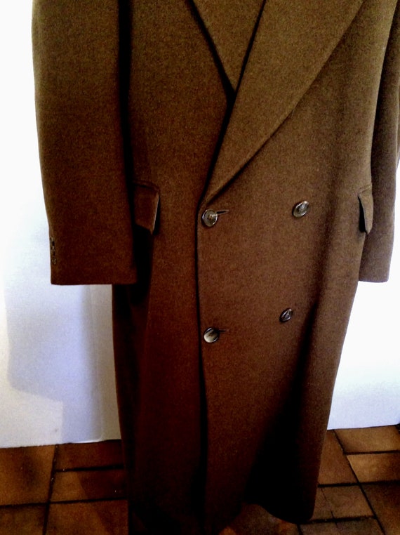 Calvin Klein Mens Wool  Long Coat  Large (mark do… - image 3