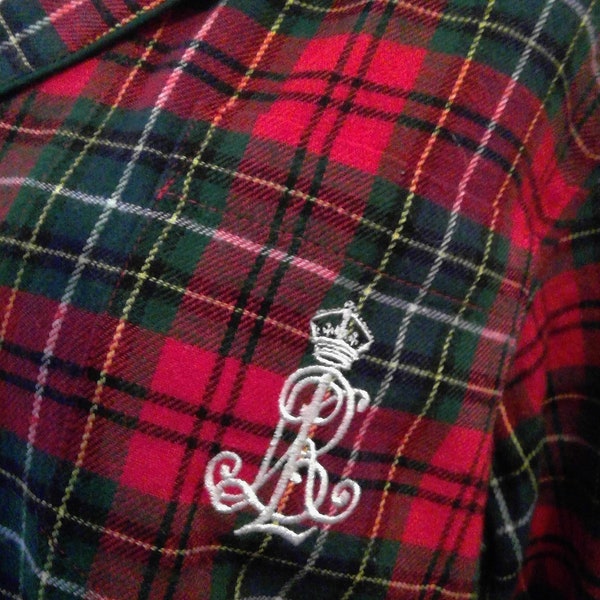Green/Red Plaid Loungewear