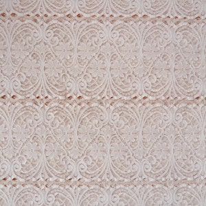 Pinky Peach Stretch Lace Fabric Great for Lingerie & Undergarments