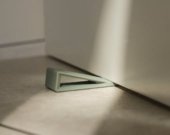 Minimalist Non-Slip Door Stop Wedge, Modern Doorstop for Home & Office, 3D Printed Floor Door Wedge, Rubber-Free Door Holder