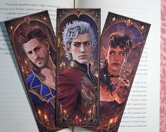 Pack 3 Bookmarks Baldurs Gate 3