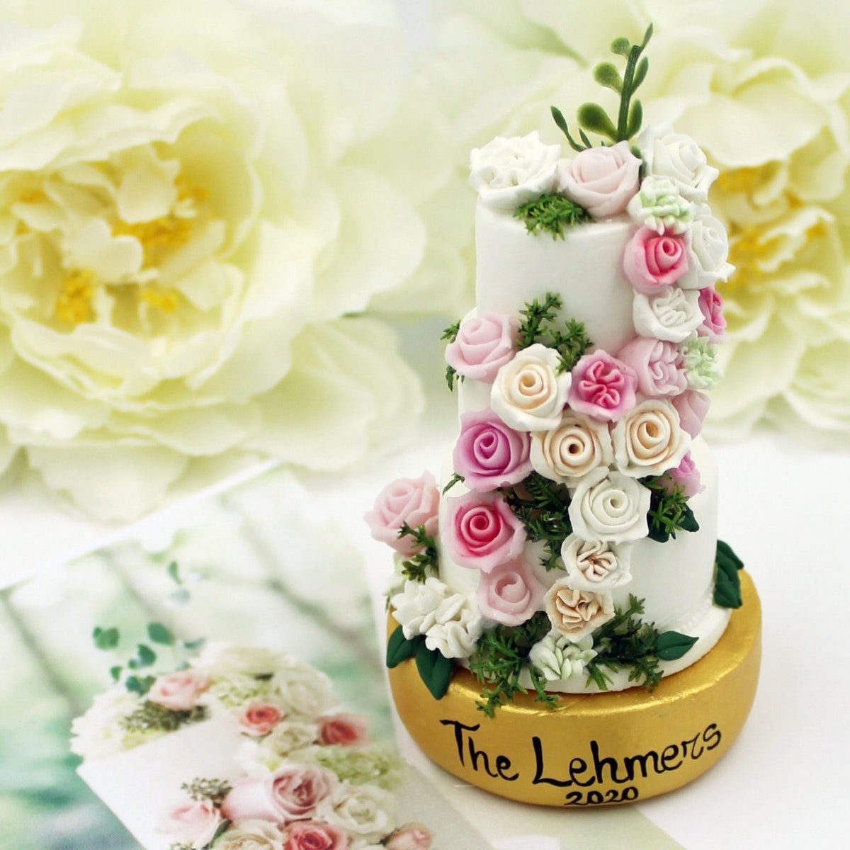 Wedding Cake Replica Ornament