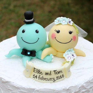 Hochzeitstorte Topper, Hochzeitstorte Topper, Hochzeitstorte Topper, Personalisierte Hochzeit Braut und Bräutigam