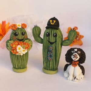 Topper per torta nuziale a forma di cactus, topper per torta a forma di cactus personalizzato, matrimonio a forma di cactus, decorazioni a forma di cactus, topper per torta carino, matrimonio succulento, matrimonio nel deserto