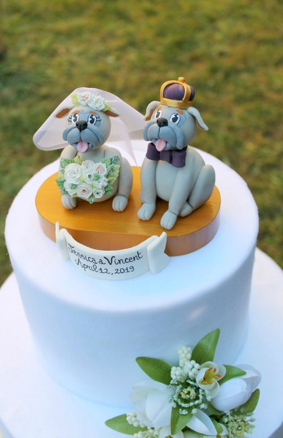 Topper De Gateau De Mariage De Mascotte Duniversite Topper Etsy