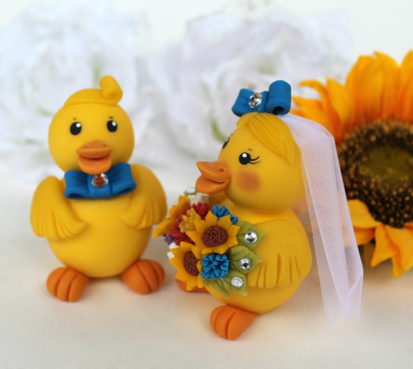 Bird Cake Topper Duck Wedding Cake Topper Rustic Wedding Etsy